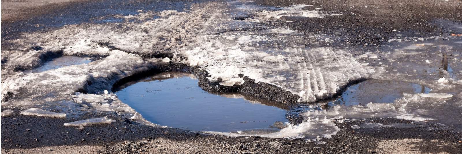 Giant pothole - will your insurance cover the damage it causes?